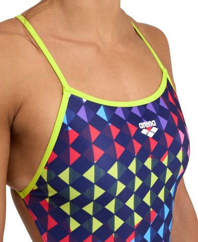 WOMENS ARENA CARNIVAL BOOSTER BACK KADIN YÜZÜCÜ MAYOSU/SOFT GREEN MULTI