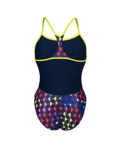 WOMENS ARENA CARNIVAL BOOSTER BACK KADIN YÜZÜCÜ MAYOSU/SOFT GREEN MULTI