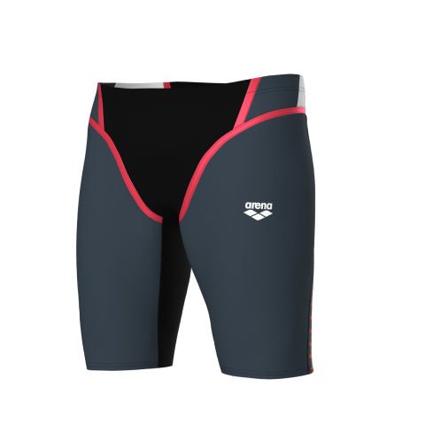 MEN'S ARENA ICONS SWIM JAMMER PANEL/BLACK-ASPHALT-WHITE-BRIGHT ORANGEERKEK MAYOSU