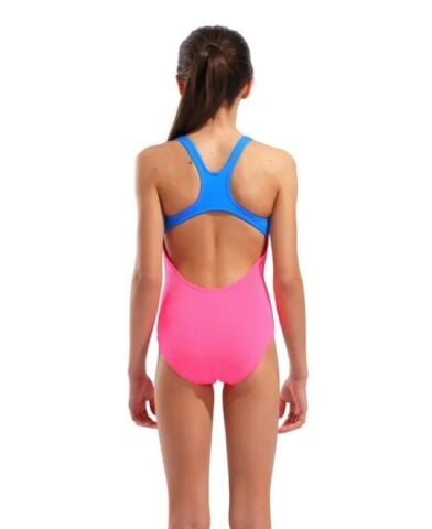 GIRLS ARENA POSEDONIA SWIM PRO BACK/SHOCKING PINK-BLUE RIVER