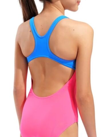 GIRLS ARENA POSEDONIA SWIM PRO BACK/SHOCKING PINK-BLUE RIVER