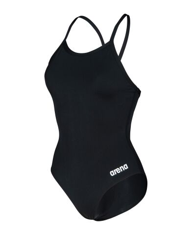 Arena Womens Team Swimsuit Light Drop Solid FL Siyah