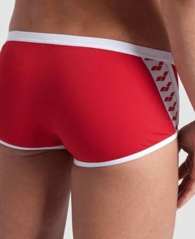 MEN'S ARENA ICONS SWIM LOW WAIST SHORT SOLID/RED ERKEK MAYOSU