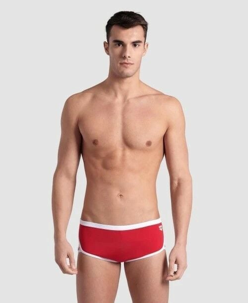 MEN'S ARENA ICONS SWIM LOW WAIST SHORT SOLID/RED ERKEK MAYOSU