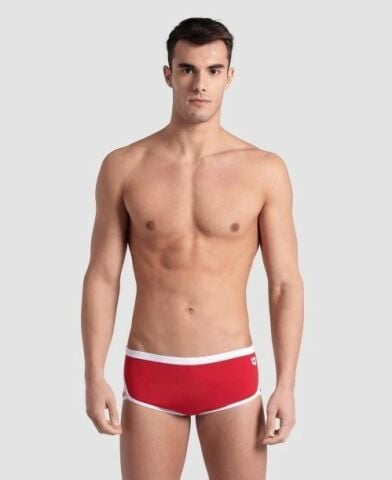 MEN'S ARENA ICONS SWIM LOW WAIST SHORT SOLID/RED ERKEK MAYOSU