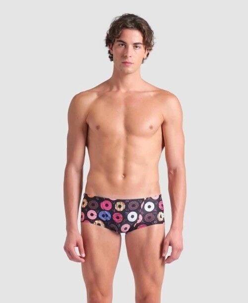 MENS ARENA DONUTS LOW WAIST SHORT FUNNY PRINTS Erkek Mayosu