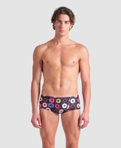 MENS ARENA DONUTS LOW WAIST SHORT FUNNY PRINTS Erkek Mayosu