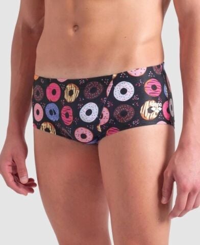 MENS ARENA DONUTS LOW WAIST SHORT FUNNY PRINTS Erkek Mayosu