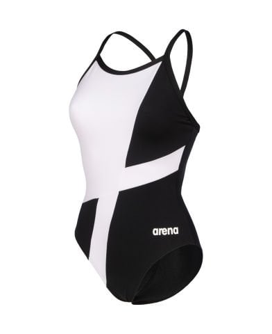 WOMENS ARENA DIAMOND LIGHTDROP BACK / BLACK-WHITE KADIN MAYOSU