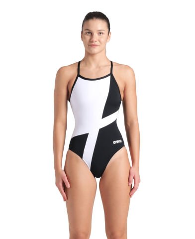 WOMENS ARENA DIAMOND LIGHTDROP BACK / BLACK-WHITE KADIN MAYOSU