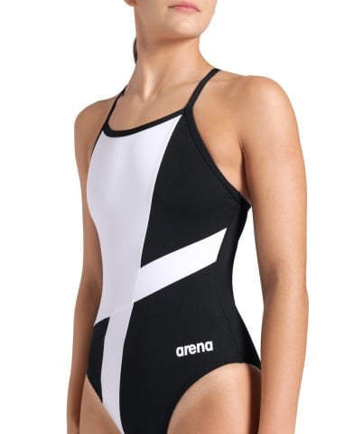 WOMENS ARENA DIAMOND LIGHTDROP BACK / BLACK-WHITE KADIN MAYOSU