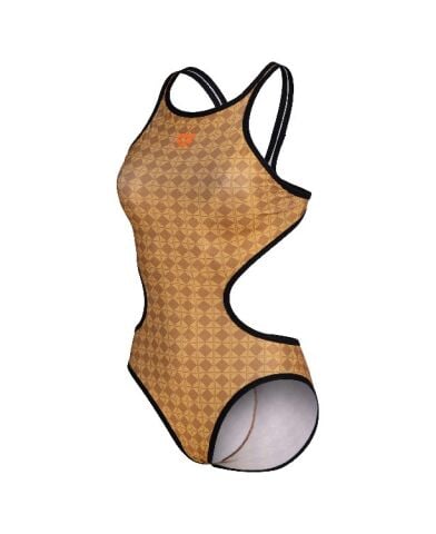 W ARENA 50TH YEAR GOLD SWIMSUIT TECH ONE BACK GOLD MULTI