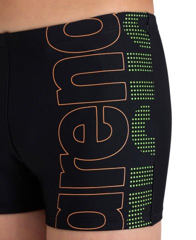 BOYS SWIM SHORT GRAPHIC ERKEK ÇOCUK YÜZÜCÜ MAYOSU/BLACK