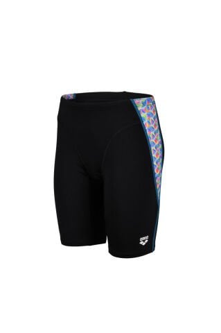 BOY'S ARENA STARFISH SWIM JAMMER / BLACK-WHITE MULTI