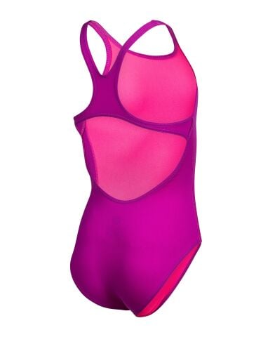 Arena Girls Team Swimsuit Swim pro Solid Fuşya Kız Çocuk Mayosu