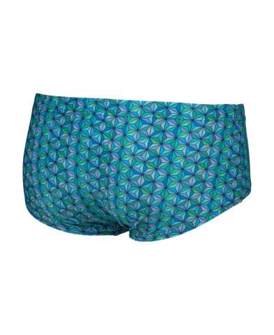 MEN'S ARENA STARFISH LOW WAIST SWIM SHORT /  TURQUOISE MULTI