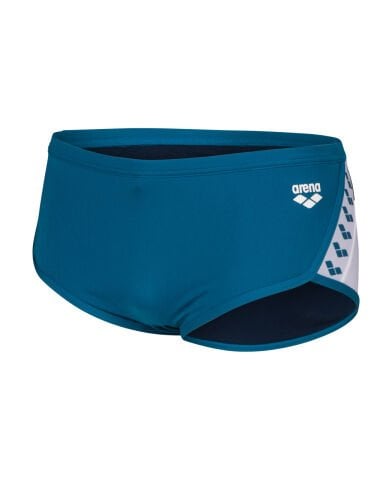 MEN'S ARENA PLANET SWIM LOW WAIST SHORT / BLUE COSMO-WHITE MULTI