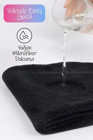 Mikrofiber Saç Havlusu Plaj Deniz Havuz Bonesi Baş Havlusu Krem