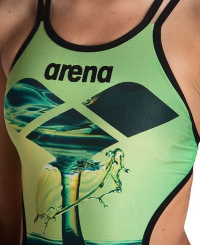 WOMEN'S ARENA ONE DOUBLE CROSS BACK / WATER DROP PRINT