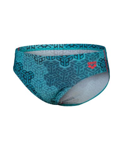 MEN'S ARENA CAMO KIKKO SWIM BRIEFS/NAVY MULTI ERKEK SLİP MAYO