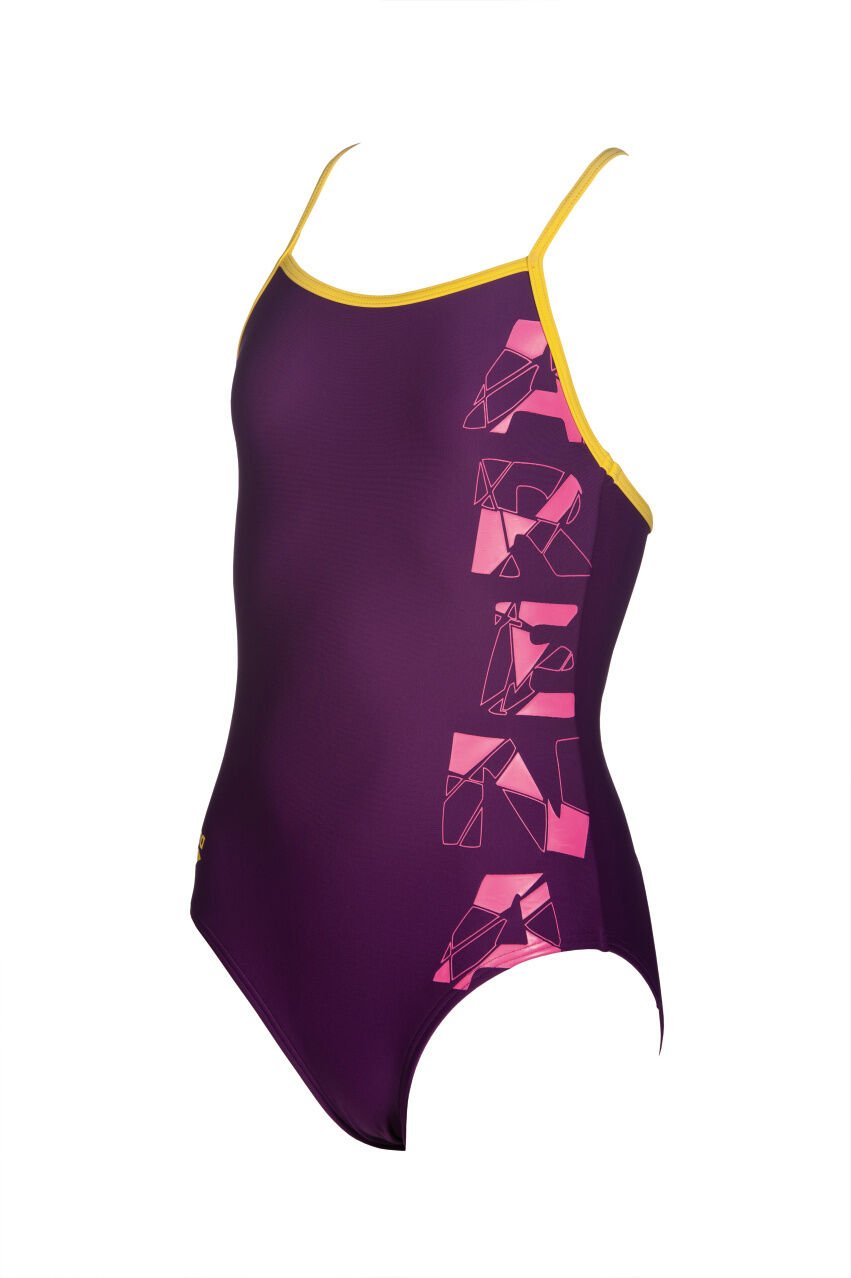 G CUBIST JR ONE PIECE L KIZ ÇOCUK YÜZÜCÜ MAYOSU /PLUM