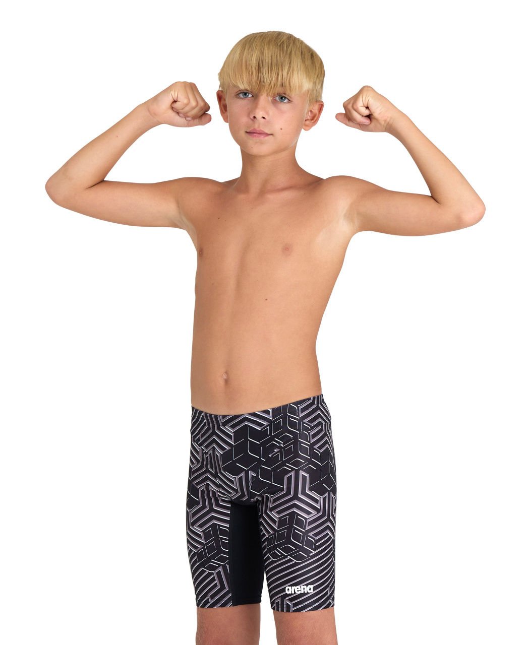 BOYS ARENA KIKKO PRO SWIM JAMMER ERKEK ÇOCUK YÜZÜCÜ MAYOSU /BLACK MULTI