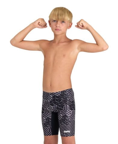 BOYS ARENA KIKKO PRO SWIM JAMMER ERKEK ÇOCUK YÜZÜCÜ MAYOSU /BLACK MULTI