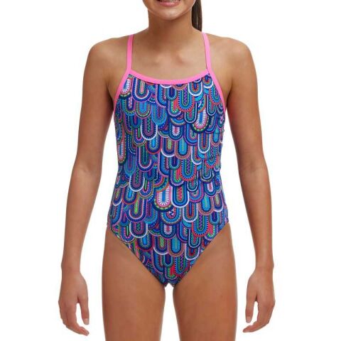 FUNKITA SINGLE STRAP SPREAD MY WNGS KIZ ÇOCUK MAYO