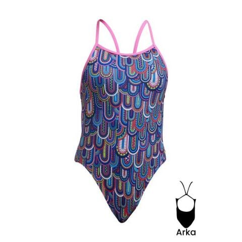FUNKITA SINGLE STRAP SPREAD MY WNGS KIZ ÇOCUK MAYO
