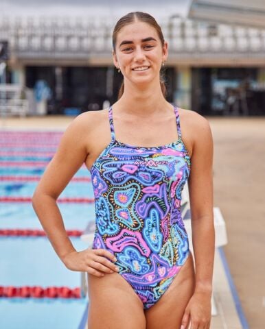 Amanzi Proback Kadın Antrenman Mayosu Luminaria