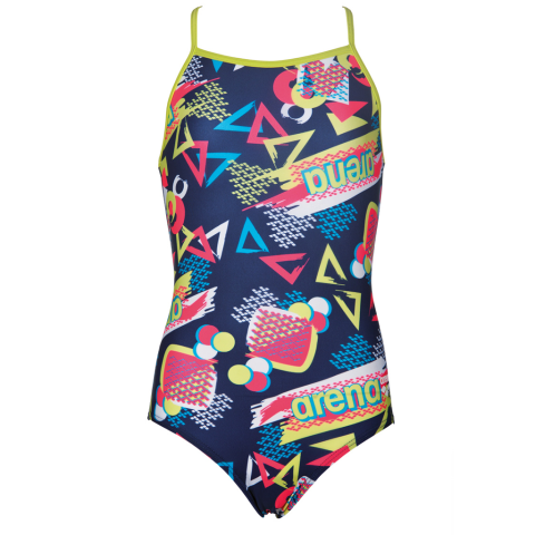 G CANDY JR ONE PIECE KIZ ÇOCUK YÜZÜCÜ MAYOSU / NAVY SOFT GREEN