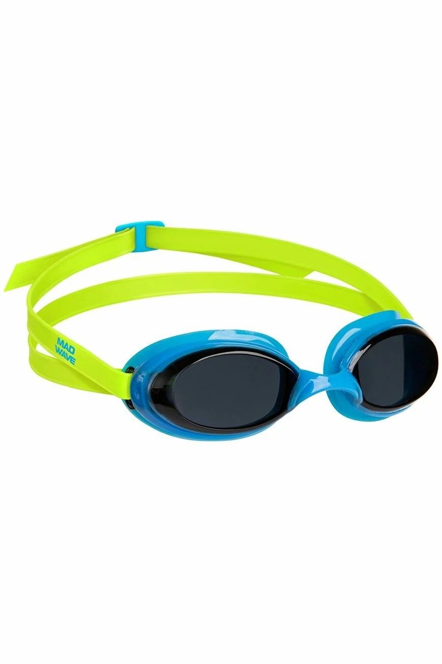 MADWAVE SPIN AZURE BLUE-GREEN  ÇOCUK YÜZME GÖZLÜĞÜ