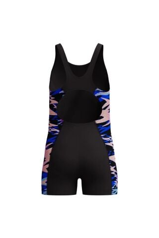 Girls Hyperboom Splice Muscleback Legsuit Black/Pi