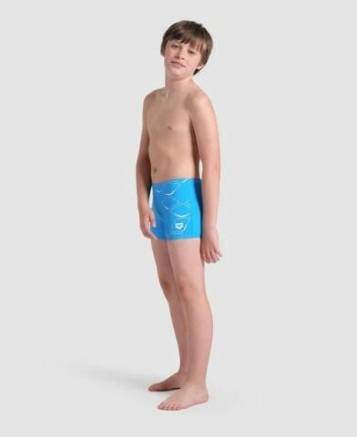 BOY'S ARENA LOSANGE GRAPHIC SWIM SHORT/TURQUOISE