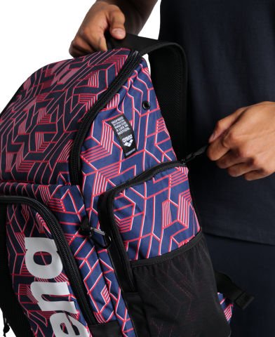 SPIKY III BACKPACK 45 ALLOVER/ESCAPE RED SIRT ÇANTASI