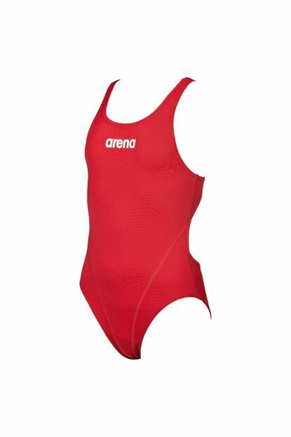 G SOLID SWIM TECH JR  KIZ ÇOCUK YÜZÜCÜ MAYOSU/  RED/WHITE