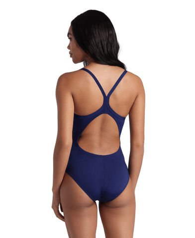 WOMEN'S ARENA SURFS UP SWIMSUIT LIGHTDROP BACK/NAVY-NAVY MULTI KADIN MAYOSU