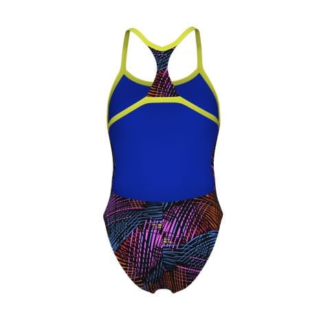 WOMENS ARENA ENERGY SWIMSUIT BOOSTER BACK/SOFT GREEN-BLACK MULTI KADIN MAYOSU