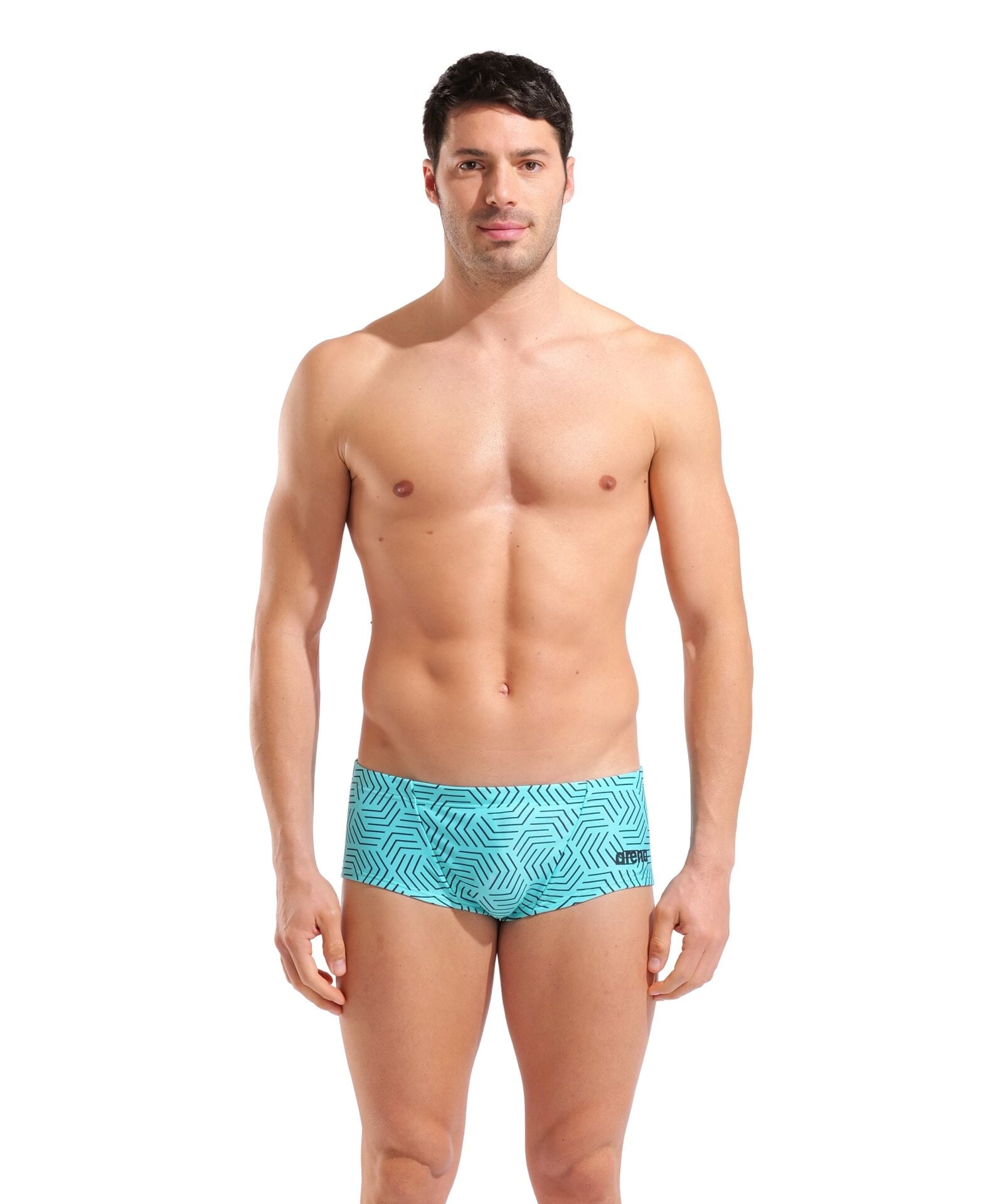 M ARENA ALLOVER SWIM LOW WAIST SHORT WATER MULTI erkek mayosu
