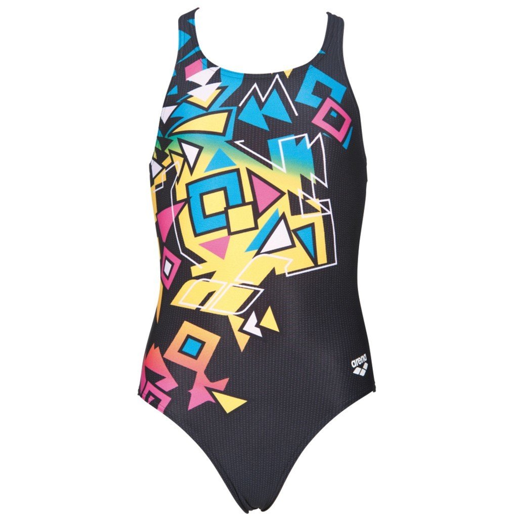 G BRICKS JR SWIM PRO BACK ONE PIECE L  KIZ ÇOCUK YÜZÜCÜ MAYOSU/ NAVY SOFT GREEN