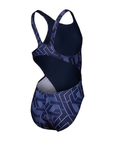 GIRLS ARENA ESCAPE SWIMSUIT SWIM TECH L /NAVY-TEAM NAVY KIZ ÇOCUK MAYOSU