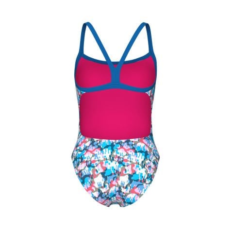 WOMEN'S ARENA MULTI CAMO SWIMSUIT CHALLENGE BACK KADIN MAYOSU