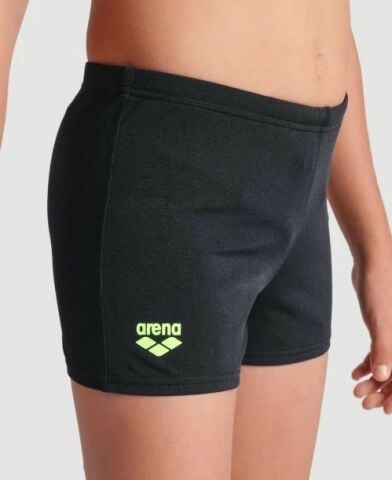 BOY'S ARENA PALETTE SWIM SHORT/BLACK-CALYPSO CORAL MULTI
