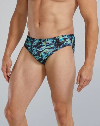 TYR Men's Brief - Energia/GREEN erkek slip mayo
