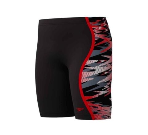 Speedo Boys HyperBoom Splice Jammer - Black/Red