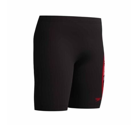 Speedo Boys HyperBoom Splice Jammer - Black/Red