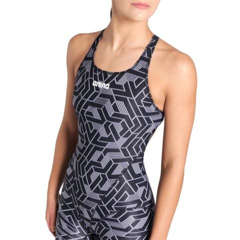 WOMEN'S ARENA PRINTED FULL BODY/BLACK