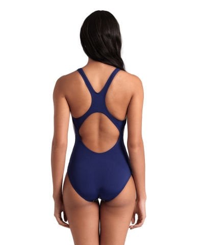 WOMEN'S ARENA ZEBRA STRIPES SWIMSUIT SWIM PRO BACK/MULTI-NAVY KADIN MAYOSU