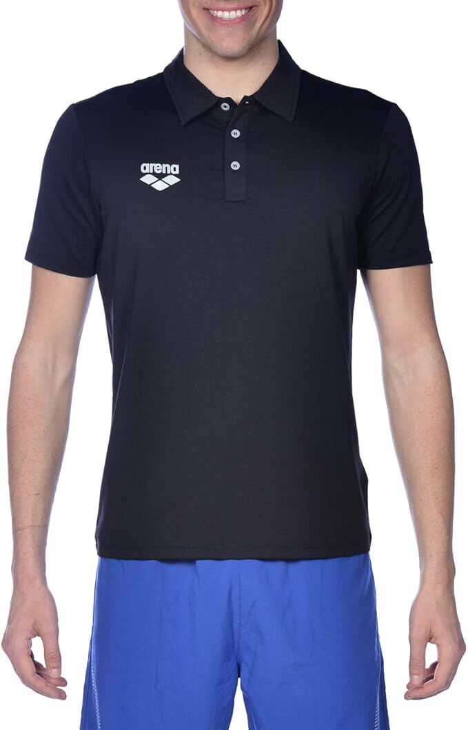 ARENA TL TECH S/S POLO TSHIRT / BLACK