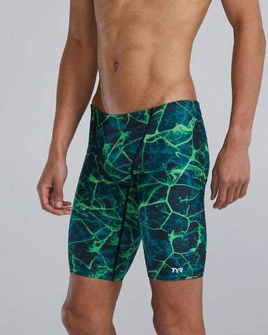 TYR Men's Jammer Swimsuit - Synapse/GREEN erkek mayosu